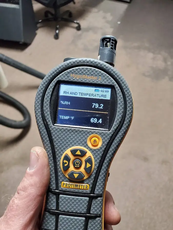 Moisture meter humidity assessment for Mold Remediation & Removal in Rogers